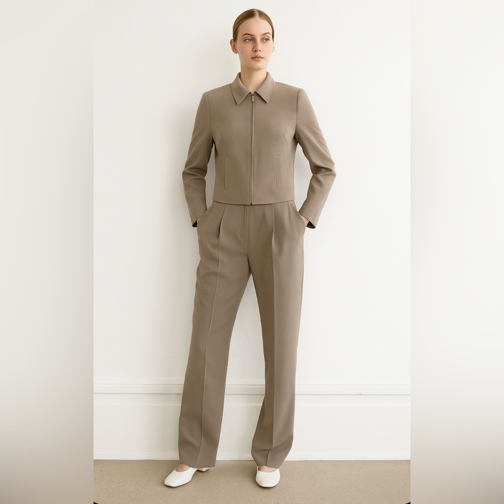 Amanda Smith Classic Beige Jumpsuit